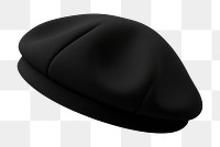 PNG  France black hat white background. AI generated Image by rawpixel.