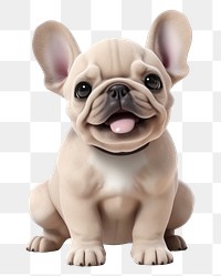 PNG French bulldog animal mammal cute. 