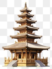 PNG Indonesia pagoda architecture building. 