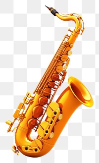 PNG Saxophone white background performance saxophonist. 