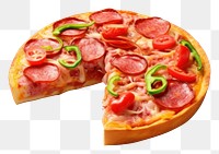 PNG Pizza salami food ham. 