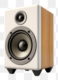 PNG Speaker electronics white background loudspeaker. AI generated Image by rawpixel.