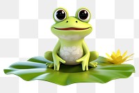 PNG Frog amphibian wildlife cartoon. 