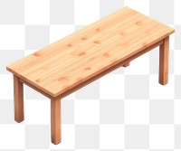 PNG Wooden long table wood furniture bench. 