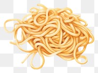PNG Yaki Udon spaghetti noodle pasta. AI generated Image by rawpixel.