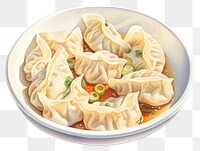 PNG Dumpling pasta food meal. 