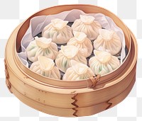 PNG Dumpling basket steam food. 