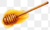 PNG Honey dipper food white background freshness. 