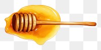 PNG Honey dipper food white background freshness. 