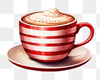 PNG Hot chocolate cup saucer coffee. 