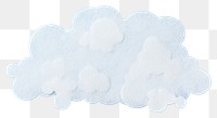 PNG Cloud paper chandelier pattern. 