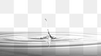 PNG Water ripple splash art.