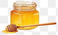 PNG Honey food jar transparent background