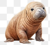 PNG Baby Walrus animal mammal walrus. 