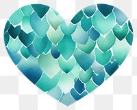PNG  Heart backgrounds turquoise green. AI generated Image by rawpixel.