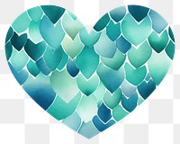 PNG Heart backgrounds turquoise green. 