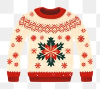 PNG Christmas sweater sweatshirt celebration decoration. 