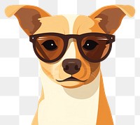 PNG Glasses dog sunglasses chihuahua. AI generated Image by rawpixel.