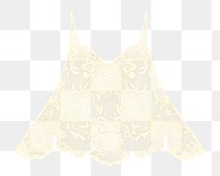 PNG Lace nightclothes undergarment celebration coathanger. AI generated Image by rawpixel.