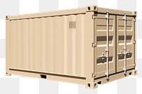 PNG Container box architecture delivering cardboard. 