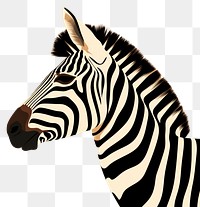 PNG Zebra wildlife animal mammal. AI generated Image by rawpixel.