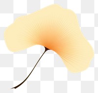 PNG Ginkgo leaf petal plant fragility. AI generated Image by rawpixel.