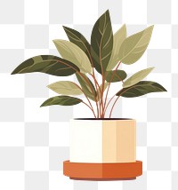 PNG Indoor plant vase leaf houseplant. AI generated Image by rawpixel.