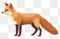 PNG Animal mammal fox carnivora. AI generated Image by rawpixel.