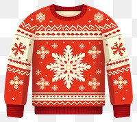 PNG Christmas sweater sweatshirt celebration decoration. 