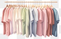 PNG Clothes white background arrangement consumerism