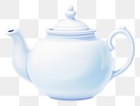 PNG Teapot porcelain white  