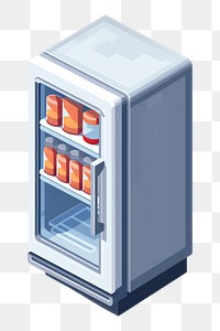 PNG Refridgerator refrigerator white background technology. 