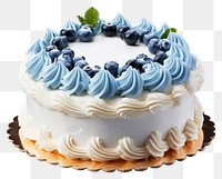 PNG Blueberry dessert cream icing. AI generated Image by rawpixel.