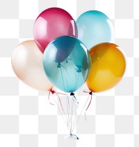 PNG Balloon anniversary celebration decoration. AI generated Image by rawpixel.