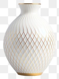 PNG  Vase porcelain pottery white. 