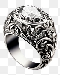PNG Ring silver platinum jewelry. AI generated Image by rawpixel.