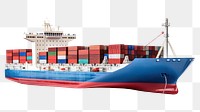 PNG Ship container vehicle cargo. AI generated Image by rawpixel.