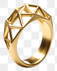 PNG Ring gold jewelry white background. AI generated Image by rawpixel.