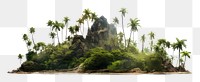 PNG  Island vegetation reflection landscape. 