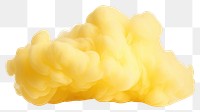 PNG Cloud yellow food white background. AI generated Image by rawpixel.desktop wallpaper