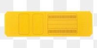 PNG Ticket pattern white background accessories rectangle. 