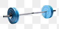 PNG Barbell sports blue gym. AI generated Image by rawpixel.