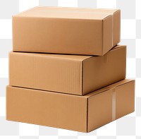 PNG Cardboard box carton white background delivering. 