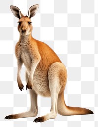 PNG Australia kangaroo wallaby animal. AI generated Image by rawpixel.