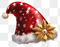 PNG Red christmas hat celebration accessories decoration. 