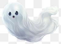 PNG Spooky ghost balloon white representation celebration. 