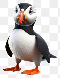 PNG Puffin puffin cartoon animal. 