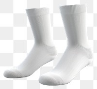 PNG Socks sock white footwear. AI generated Image by rawpixel.