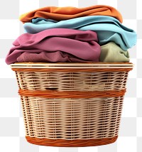 PNG Laundry basket white background container variation. AI generated Image by rawpixel.