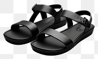 PNG Footwear sandal black flip-flops. 